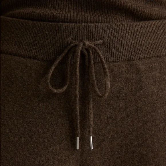 Mongolian Cashmere Straight Leg Pants brown L NWT - Picture 2 of 8